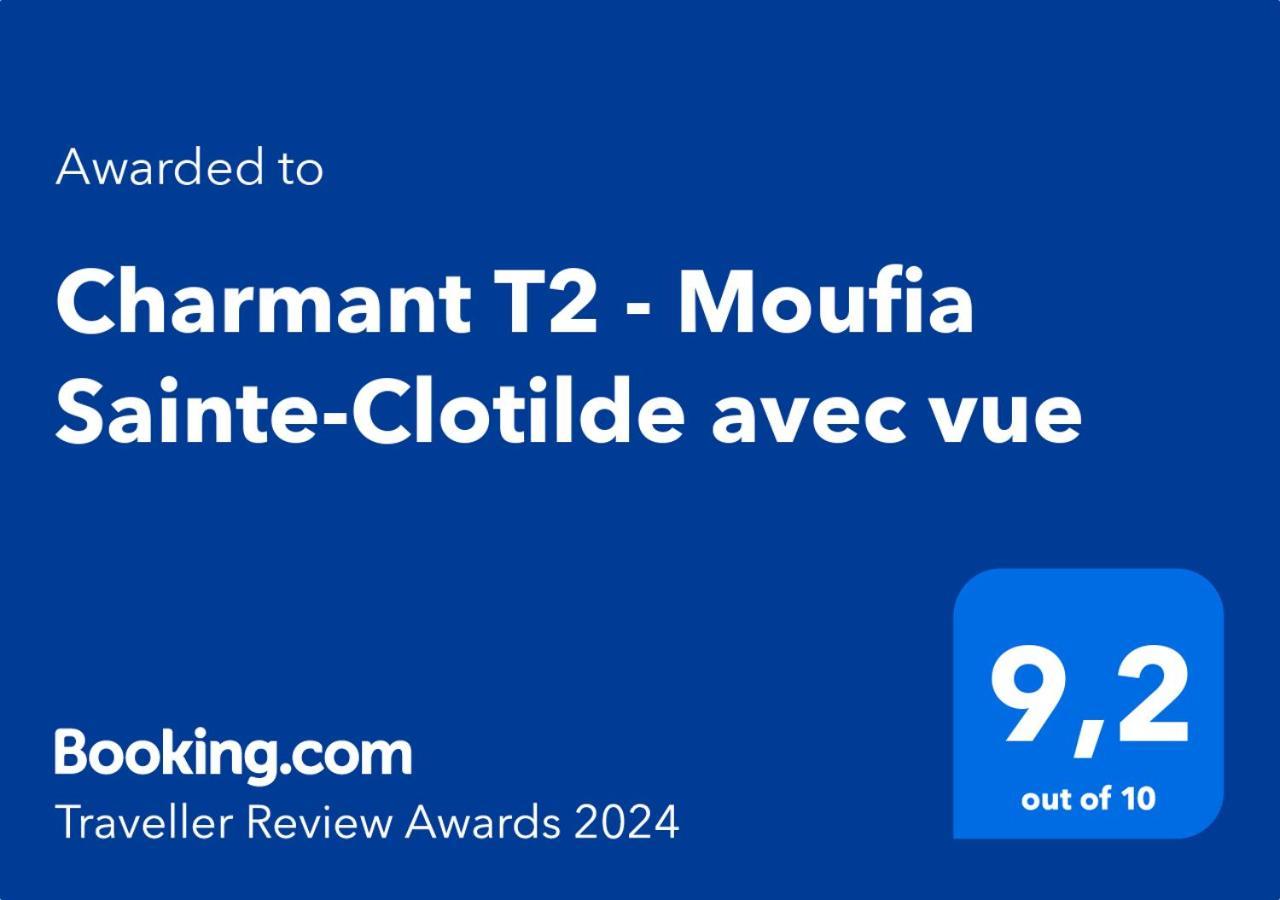 Charmant T2 - Moufia Sainte-Clotilde Vue Mer & Montagne Экстерьер фото